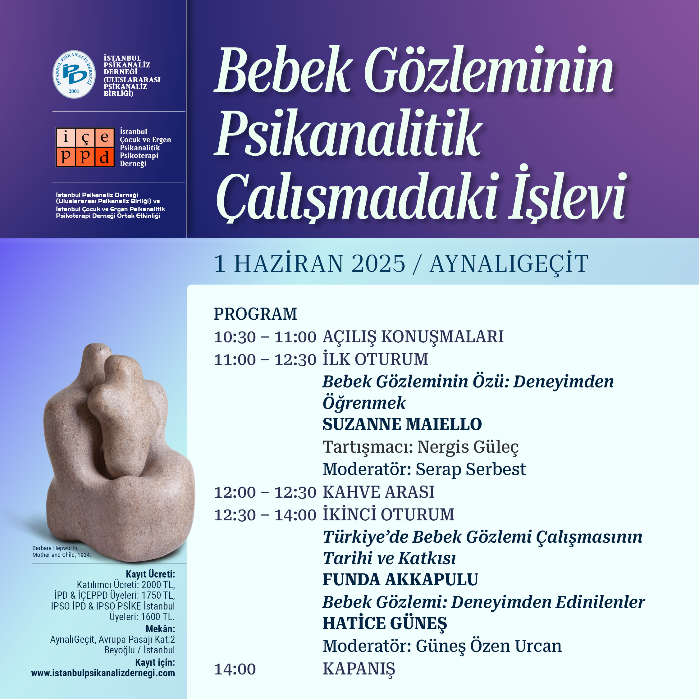 <p><span style="font-size: 14px;">Bebek Gözleminin Psikanalitik Çalışmadaki İşlevi</span></p>