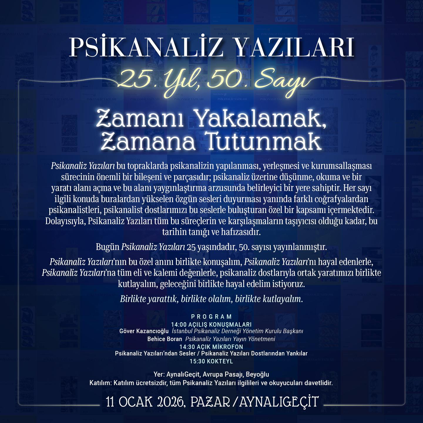 <p>Zamanı Yakalamak, Zamana Tutunmak</p>